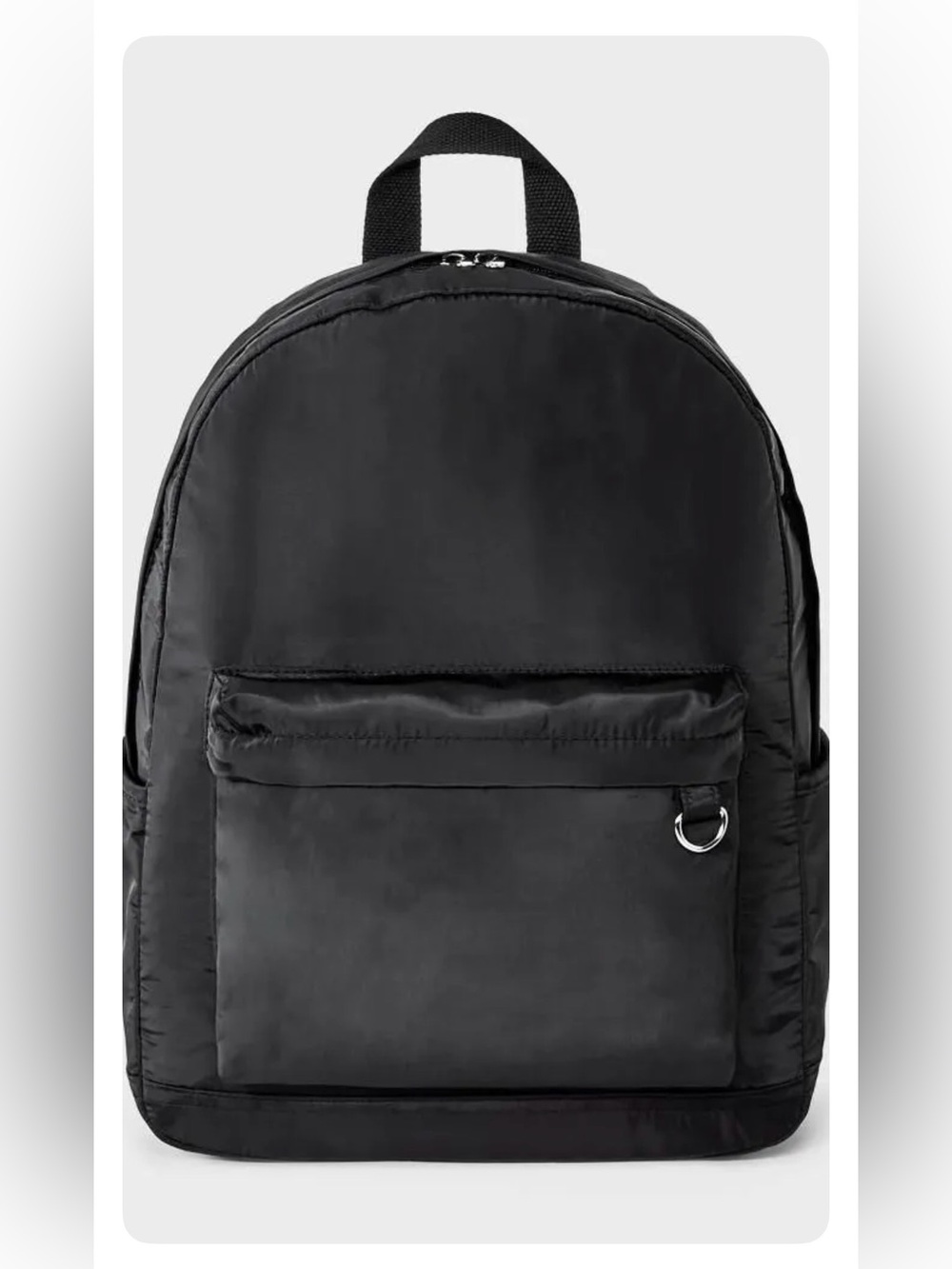Wild fable Black Everyday Nylon Backpack
